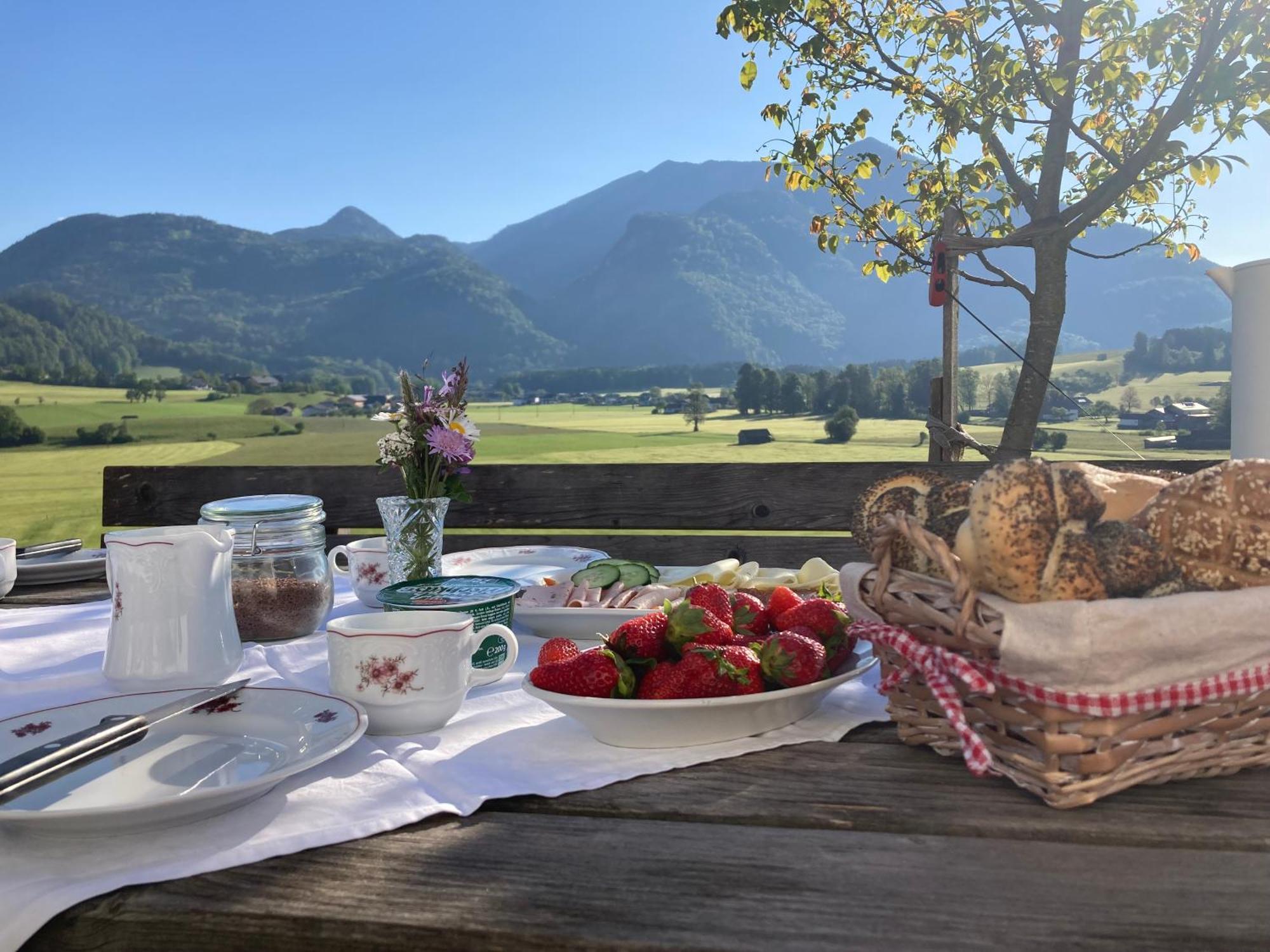 Villa Weinbachbauer - Urlaub Am Bauernhof à Saint Wolfgang Extérieur photo